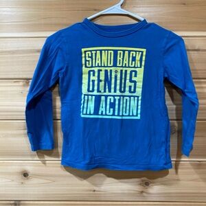 Bundle & Save Place Blue Long Sleeve Tee‎ Genius Print Toddler Boys 3T